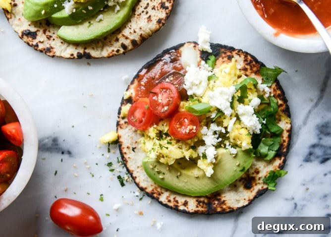 summer breakfast tacos I howsweeteats.com