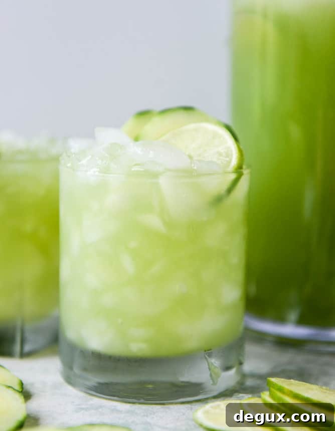 cucumber vodka soda I howsweeteats.com