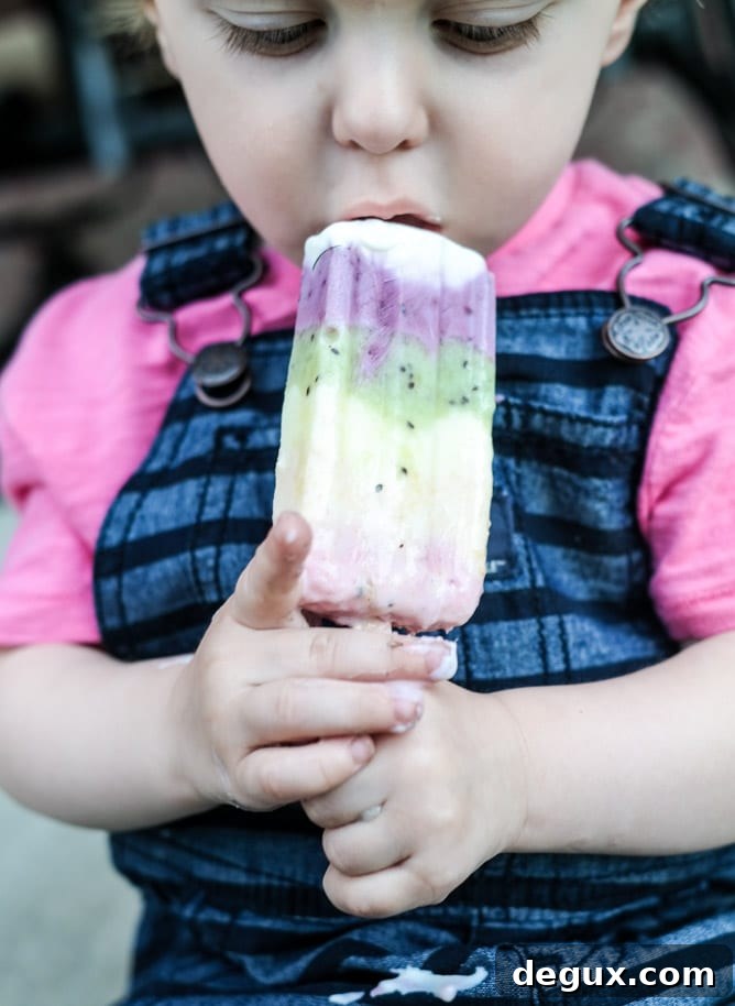 rainbow froyo pops I howsweeteats.com