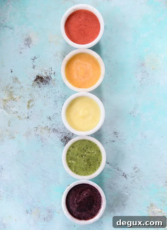 rainbow froyo pops I howsweeteats.com