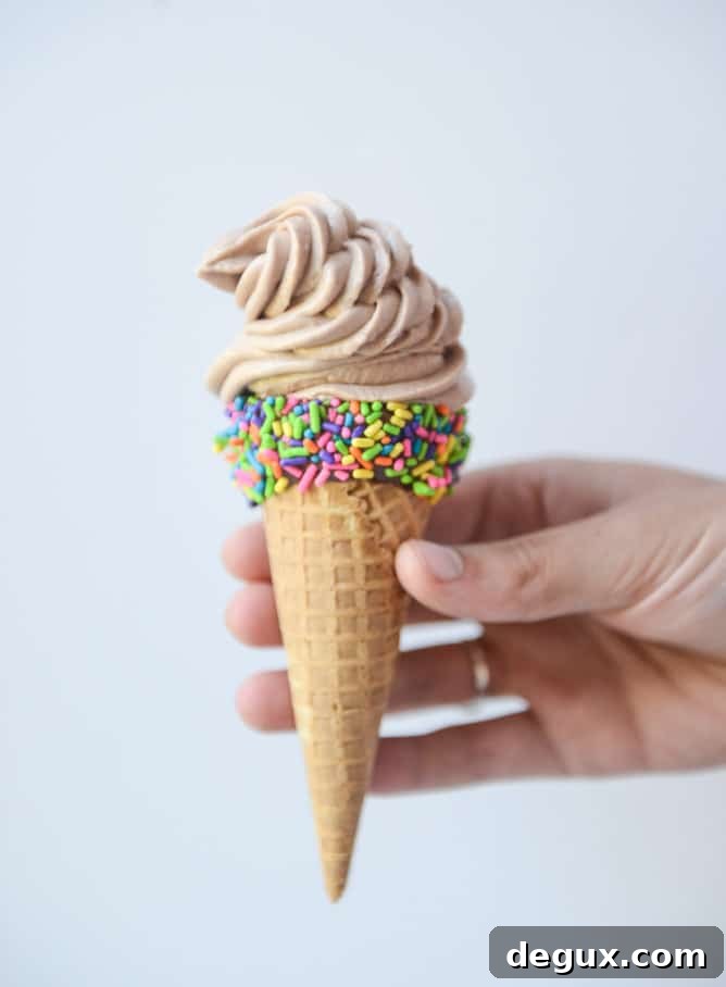 Homemade Nutella Soft-Serve Recipe: Creamy Chocolate-Hazelnut Ice Cream 2 how to make homemade nutella soft serve I howsweeteats.com