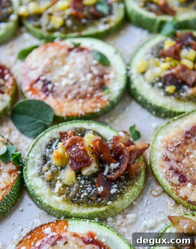 Mini Zucchini Pizza Bites: 3 Delicious Ways to Make Them 8 mini zucchini pizzas, three ways I howsweeteats.com