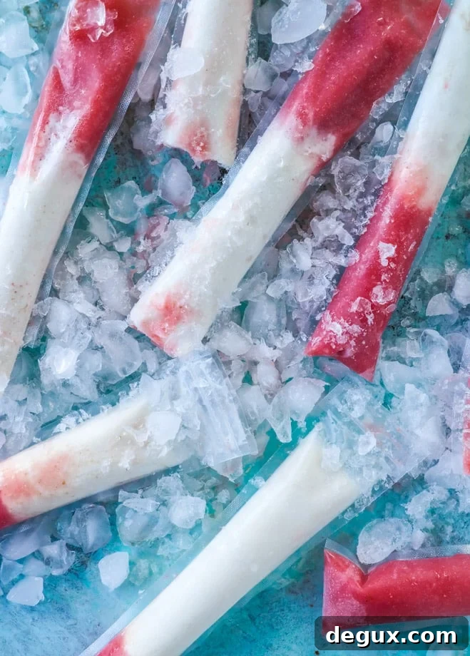 lava flow cocktail pops by @howsweeteats I howsweeteats.com