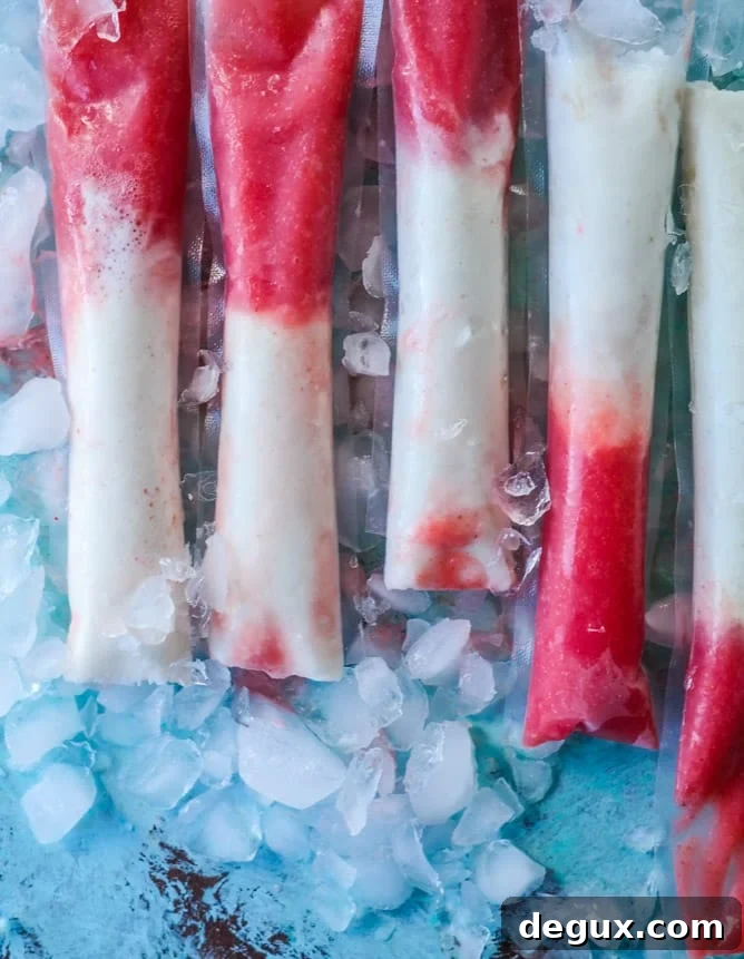 lava flow cocktail pops by @howsweeteats I howsweeteats.com