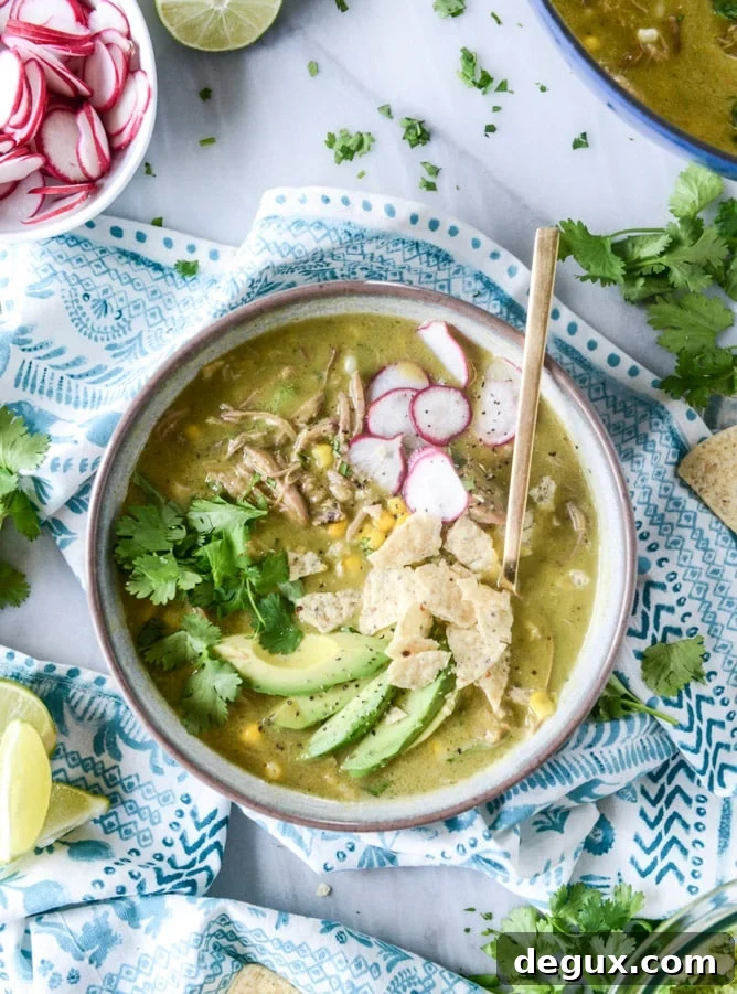 late summer corn tortilla soup I howsweeteats.com