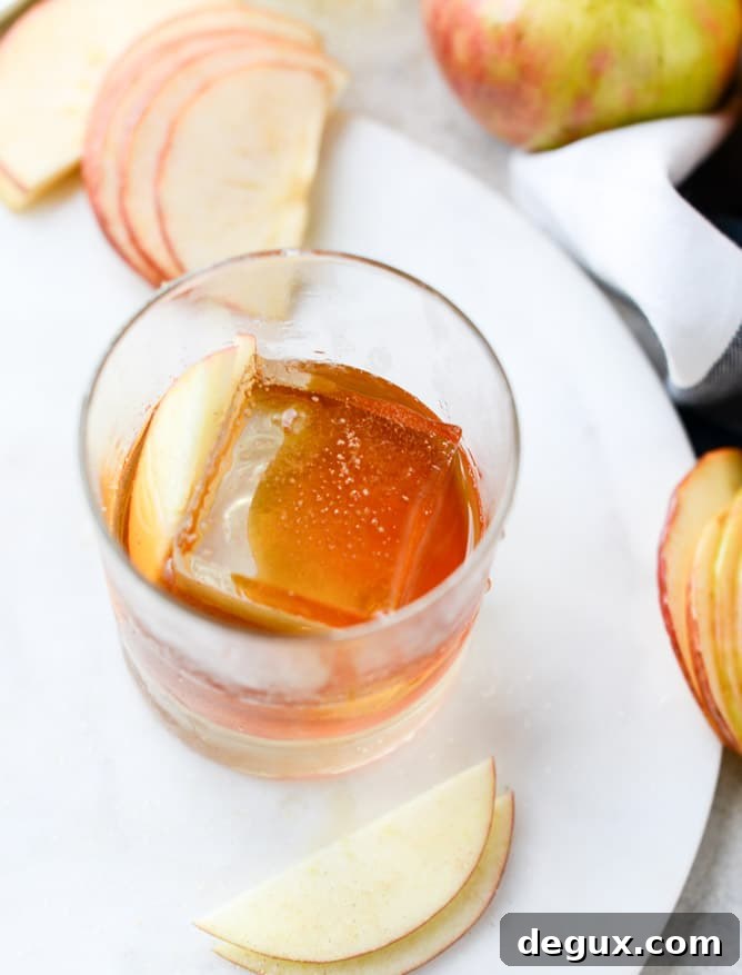 Honeycrisp Apple Old-Fashioned Cocktail Recipe 4 honeycrisp old fashioned I howsweeteats.com