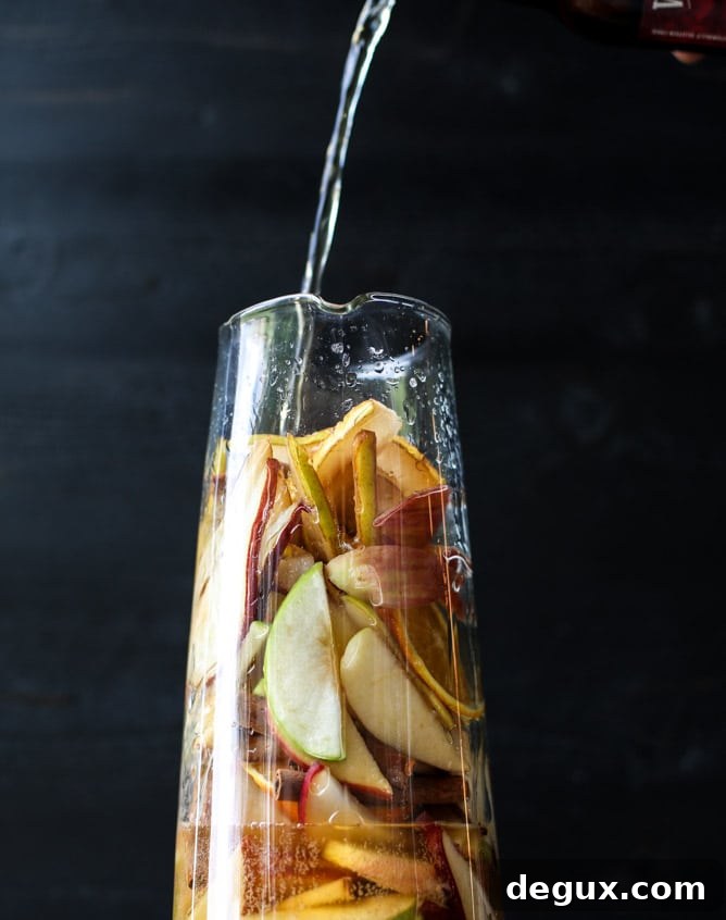 cider beer sangria I howsweeteats.com 
