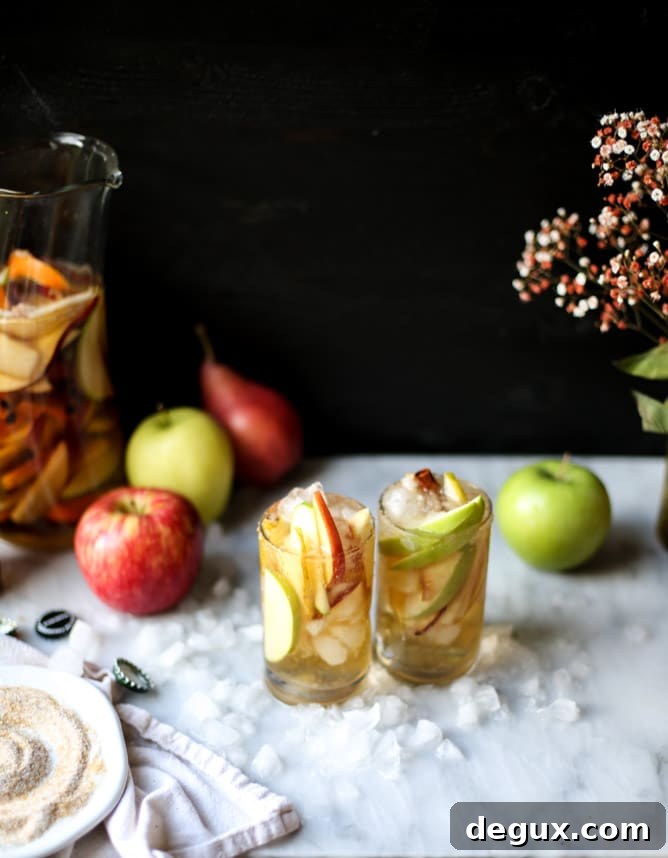 cider beer sangria I howsweeteats.com 