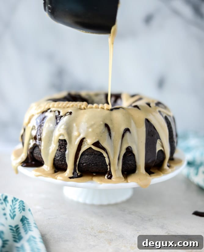 Chocolate Fudge Cake with Pernod Caramel Cream Icing Recipe 7 chocolate fudge cake with caramel cream icing I howsweeteats.com