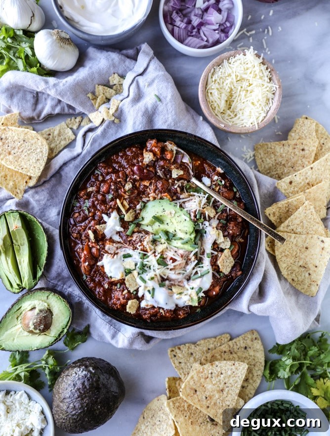 game day beer chili I howsweeteats.com