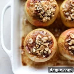 Maple Brown Butter Baked Apples with Oatmeal and Toasted Hazelnuts (Video) 12 img 47003 11