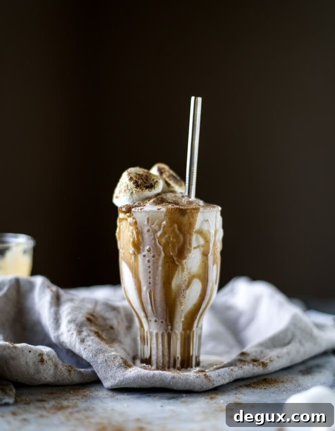 Bourbon Chai Caramel Milkshake Recipe (Video) 5 bourbon chai caramel milkshakes I howsweeteats.com