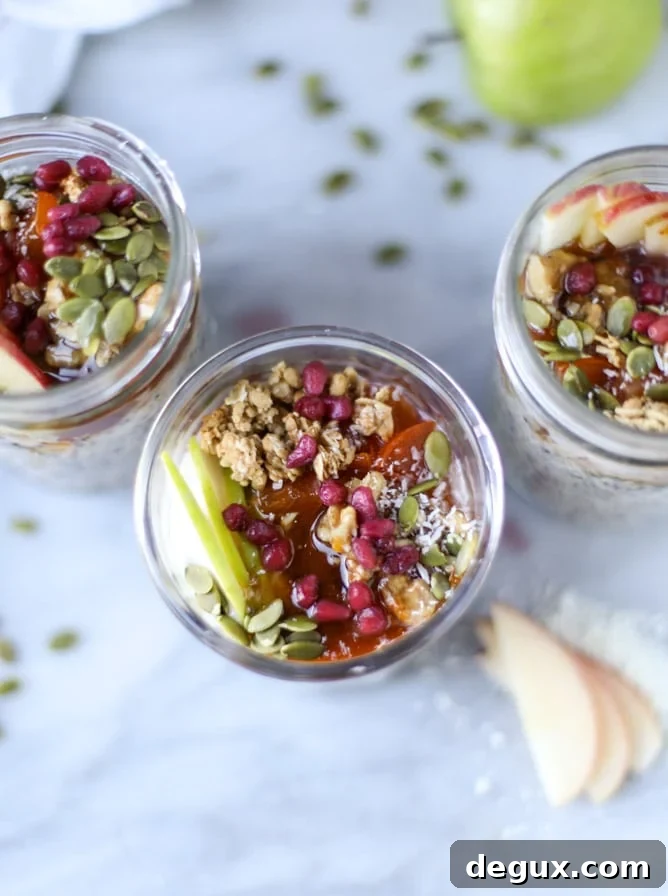 overnight autumn breakfast quinoa I howsweeteats.com