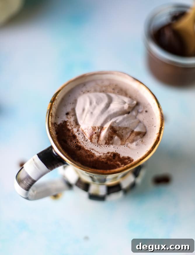 Pumpkin Nutella Hot Chocolate Recipe (Video) 6 pumpkin nutella hot chocolate I howsweeteats.com