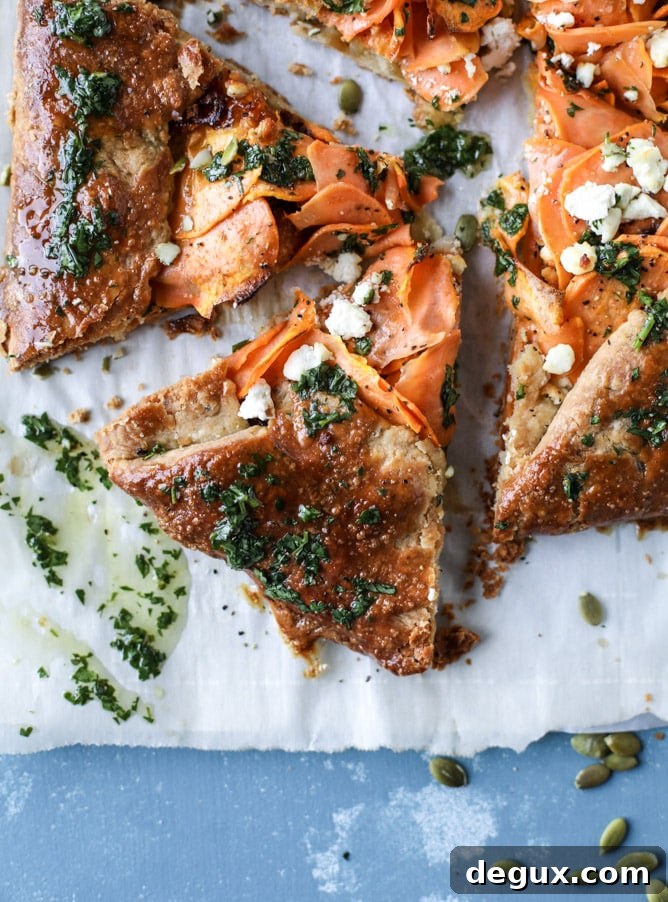 sweet potato galette with caramelized shallots I howsweeteats.com