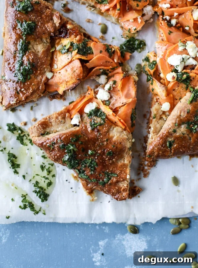 sweet potato galette with caramelized shallots I howsweeteats.com