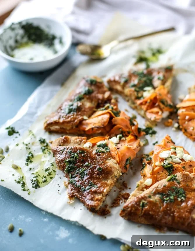 sweet potato galette with caramelized shallots I howsweeteats.com