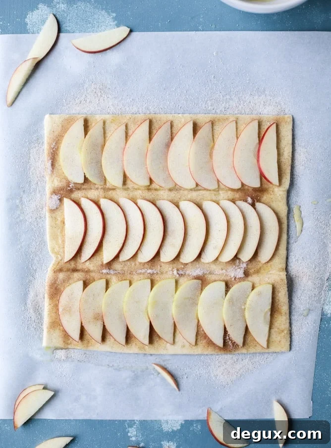 Cinnamon Sugar Apple Puff Pastry Twists for Quick Baking 3 cinnamon sugar apple pie puff pastry