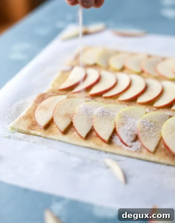 Cinnamon Sugar Apple Puff Pastry Twists for Quick Baking 5 cinnamon sugar apple pie puff pastry