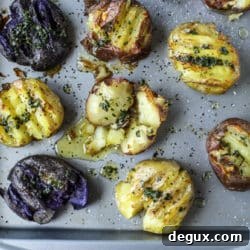 Buttery Rosemary Smashed Potatoes with Creamy Burrata (Video) 9 img 47615 8