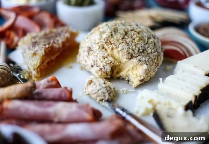 Butternut Squash Cheeseball with Festive Holiday Cheese Board Guide 4 butternut squash cheeseball and a thanksgiving cheese board I howsweeteats.com