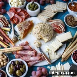 Butternut Squash Cheeseball with Festive Holiday Cheese Board Guide 9 img 47724 8