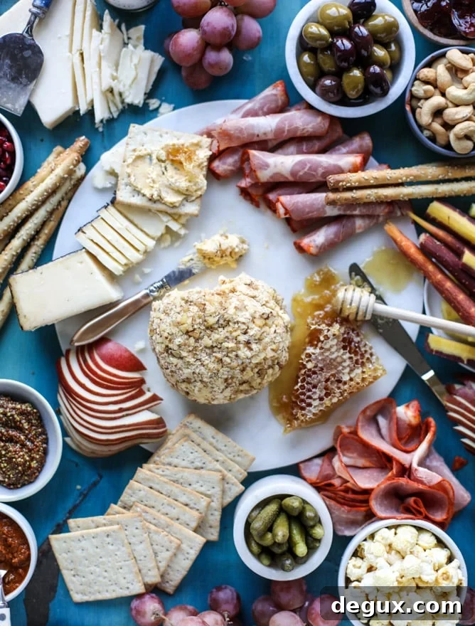 Butternut Squash Cheeseball with Festive Holiday Cheese Board Guide 10 butternut squash cheeseball and a thanksgiving cheese board I howsweeteats.com