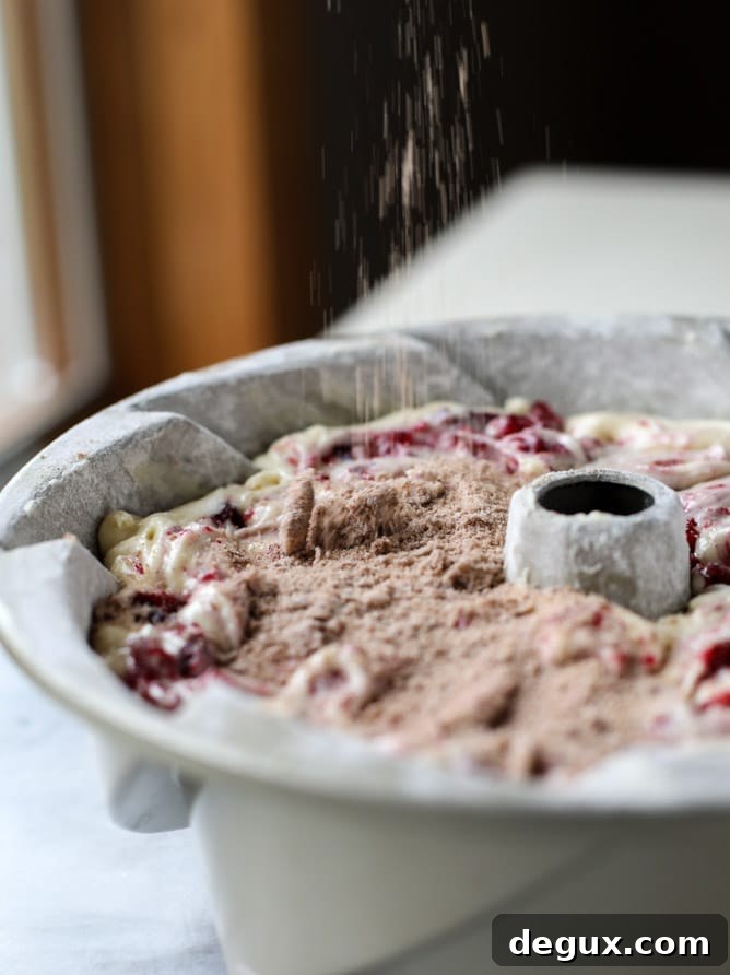 leftover cranberry sauce greek yogurt coffee cake I howsweeteats.com
