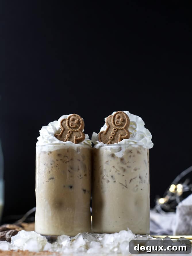 iced eggnog lattes I howsweeteats.com 