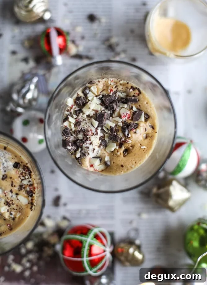 how to make peppermint affogato (video!) I howsweeteats.com 