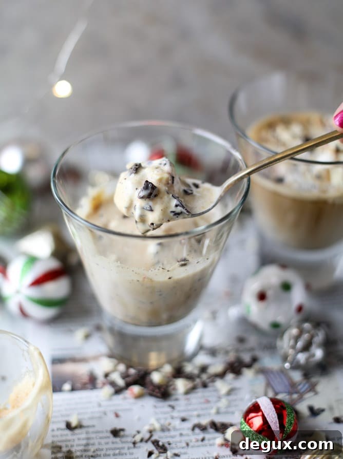 how to make peppermint affogato (video!) I howsweeteats.com 