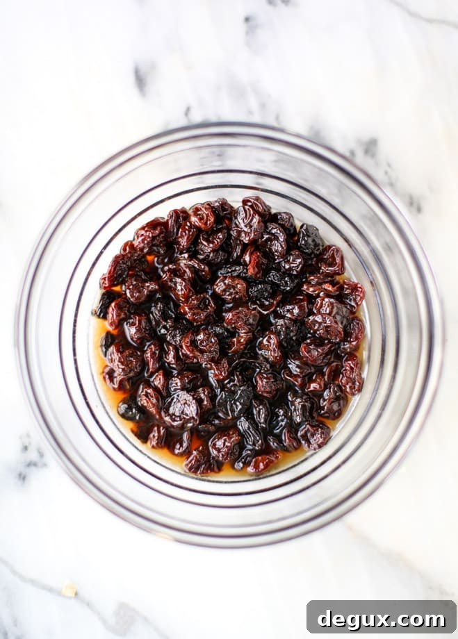 bourbon soaked cherry oatmeal chocolate chip cookies I howsweeteats.com 