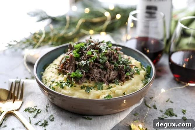 Slow-Cooked Cabernet Beef Short Ribs with Mascarpone Polenta 8 slow cooker cabernet beef short ribs with mascarpone polenta