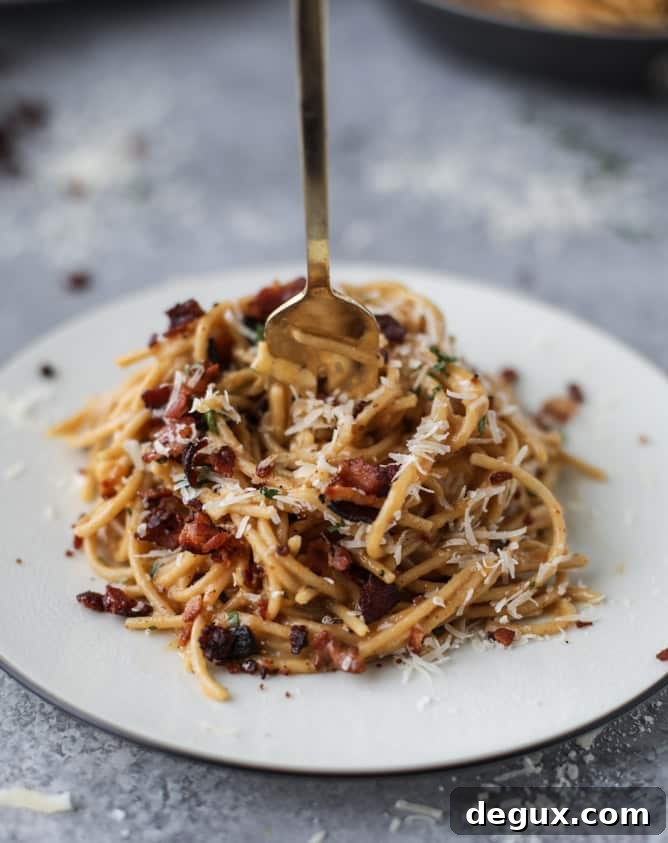 butternut squash spaghetti carbonara