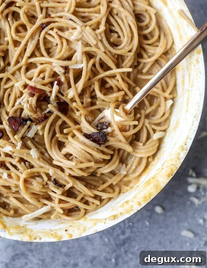 butternut squash spaghetti carbonara