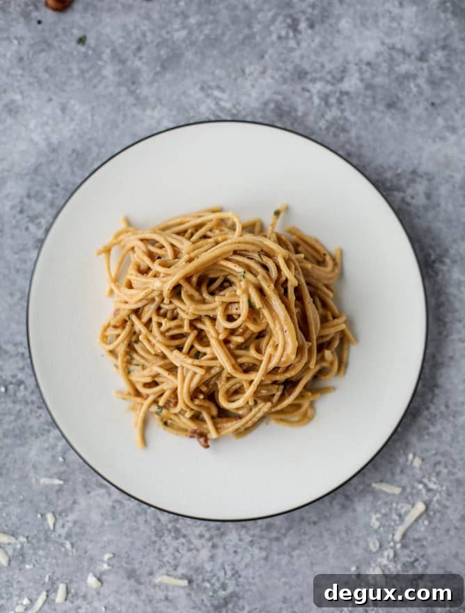 butternut squash spaghetti carbonara