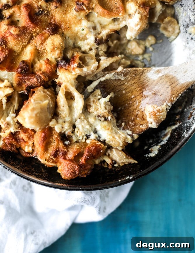 Roasted Caauliflower Shells & Cheese Bake with Crispy Topping 6 roasted cauliflower shells and cheese I howsweeteats.com