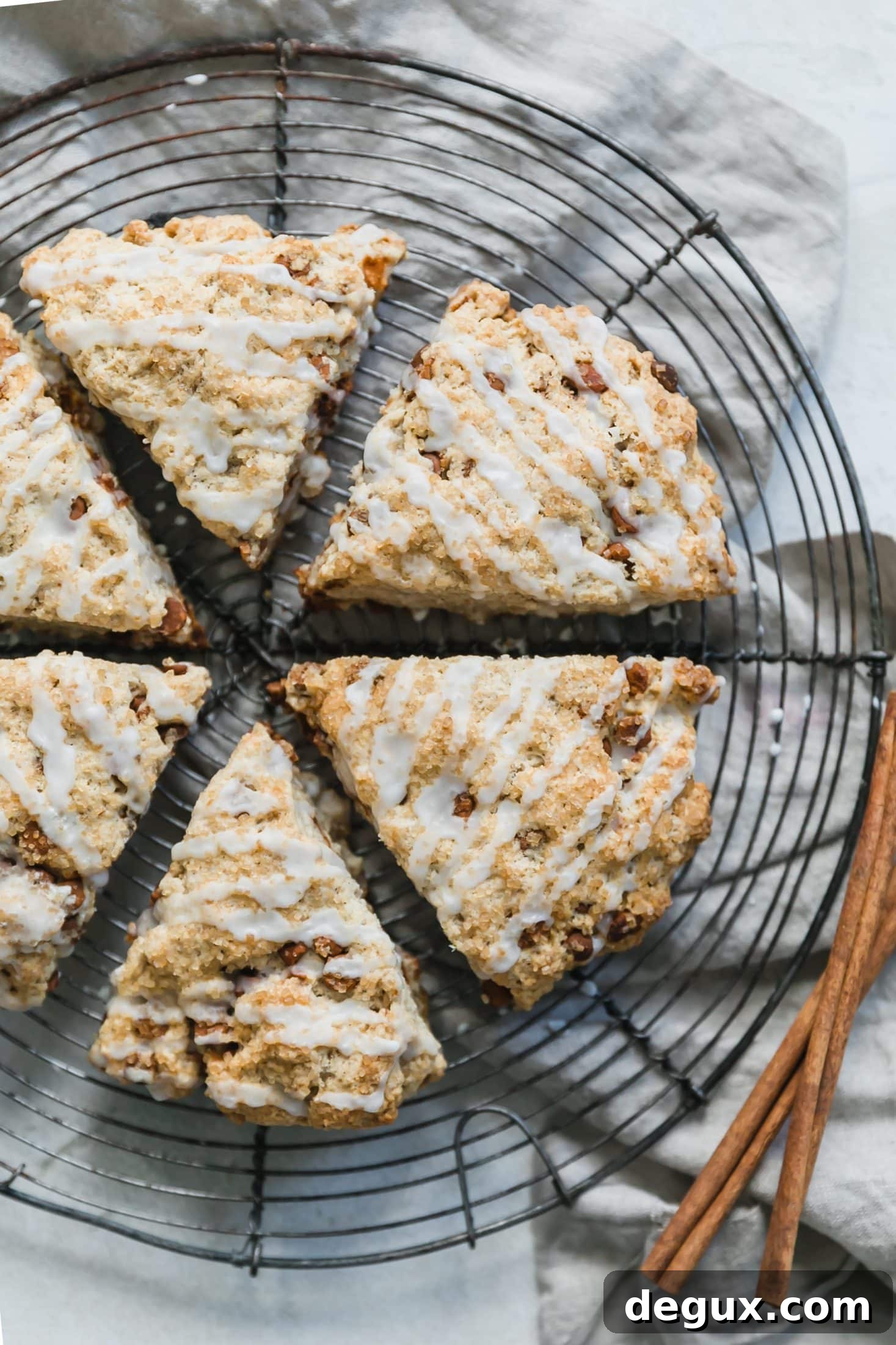 Cinnamon Chip Scones Recipe — Tender Spiced Scones with Chips 3 cinnamon chip scones I howsweeteats.com #cinnamon #scones #breakfast #christmas