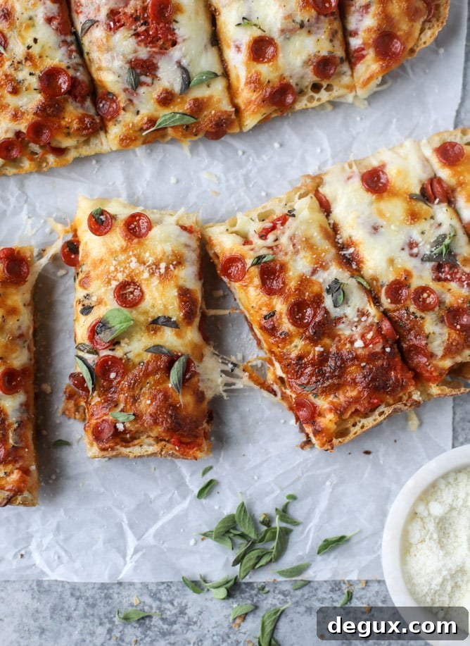 ciabatta bread pizza