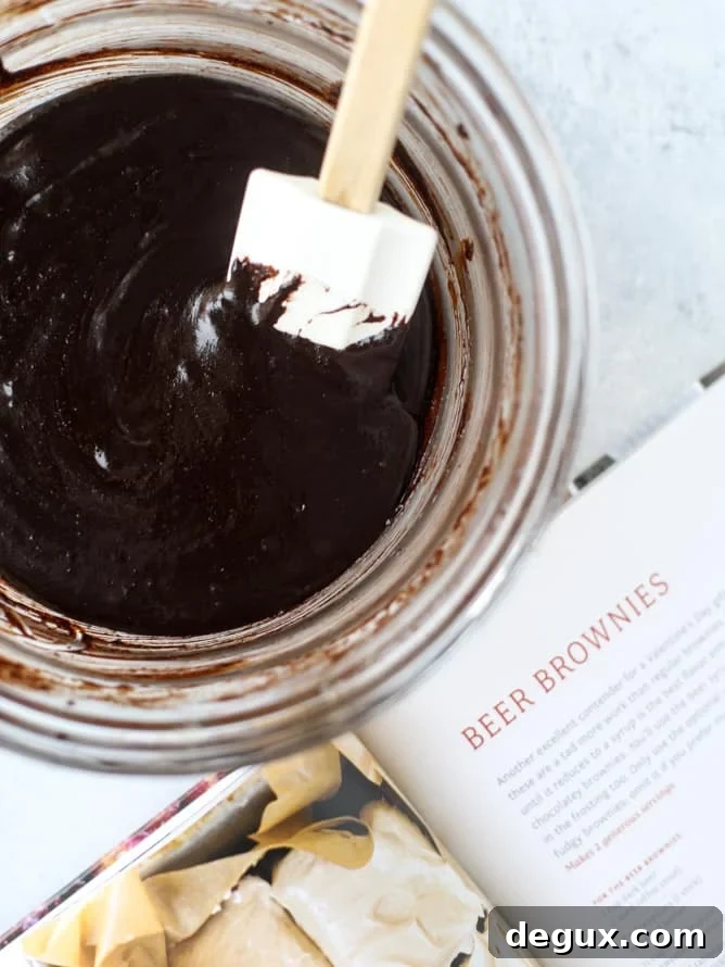 beer brownies I howsweeteats.com