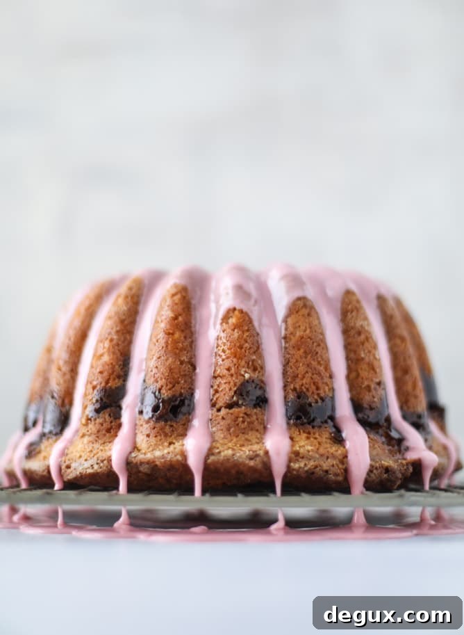 Blood Orange Coffee Cake Recipe — Citrus-Swirled Bundt Cake 7 This blood orange coffee cake is made with greek yogurt and the most delicious blood orange glaze! Perfect for a winter breakfast or brunch! I howsweeteats.com #bloodorange #coffeecake