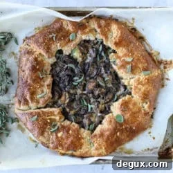 Buttery Gruyère Crust Portobello Mushroom Galette Recipe 8 img 48924 7