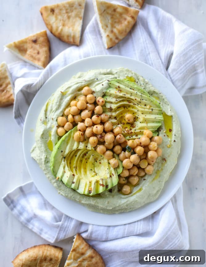 avocado hummus I howsweeteats.com