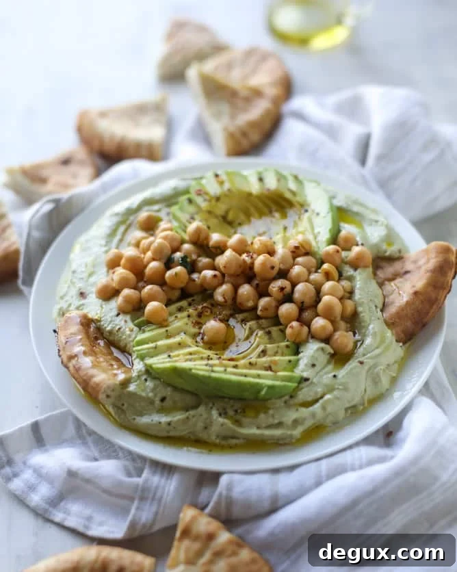 avocado hummus I howsweeteats.com