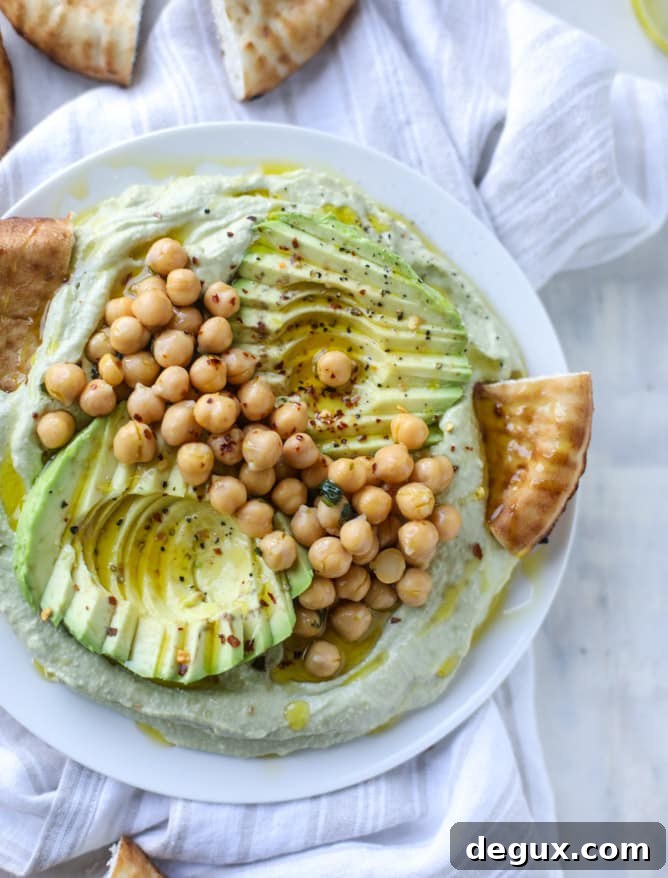 avocado hummus I howsweeteats.com