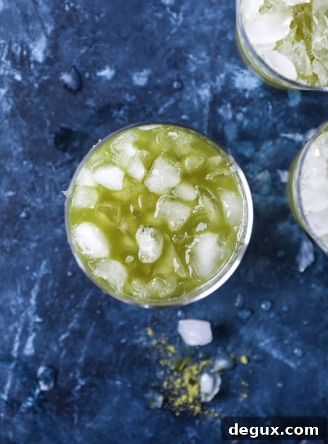 matcha ginger kombucha fizz I howsweeteats.com