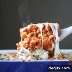 Cheesy Baked Macaroni with White Beans and Crispy Bacon (Video) 7 img 49253 6