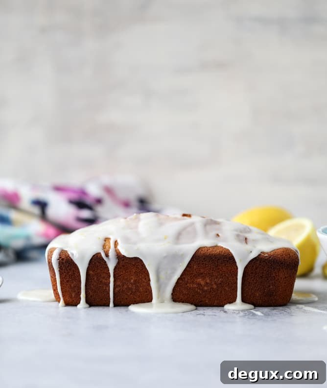 greek yogurt lemon loaf I howsweeteats.com