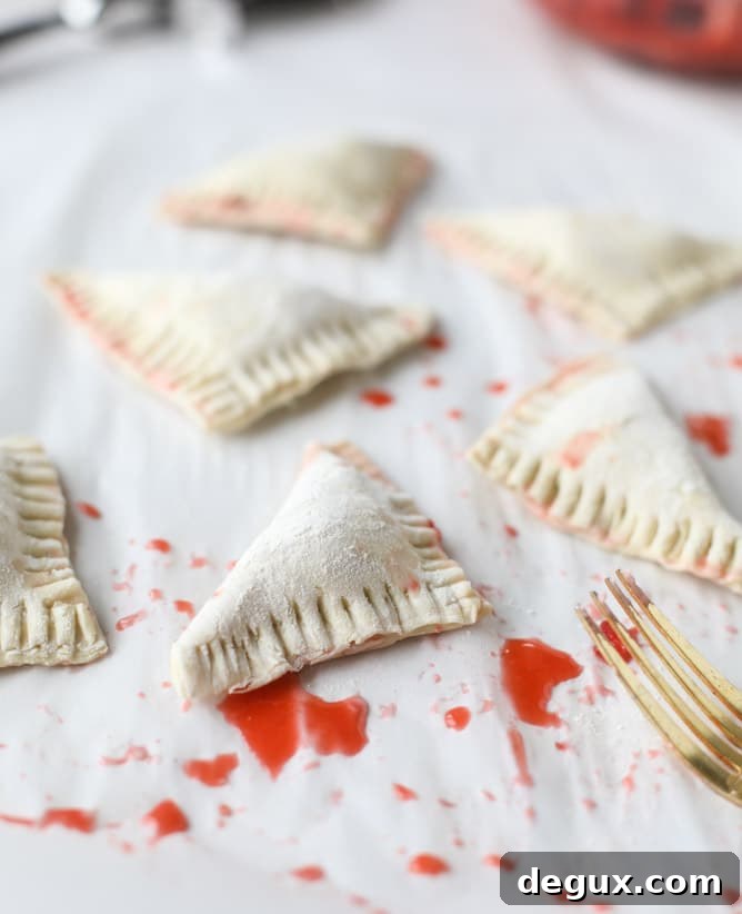 mini strawberry pistachio turnovers I howsweeteats.com 