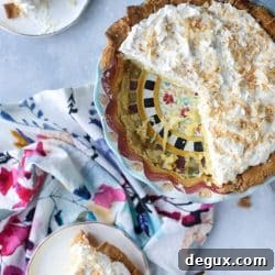 Coconut Custard Pie with Silky Coconut Whipped Cream 9 img 49417 8